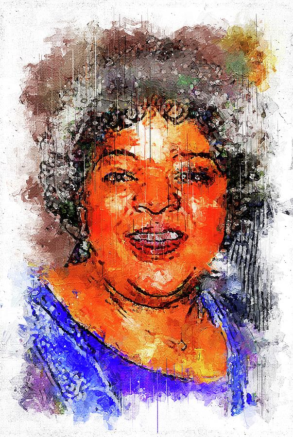 Nell Carter Digital Art by Walter Florine Pixels