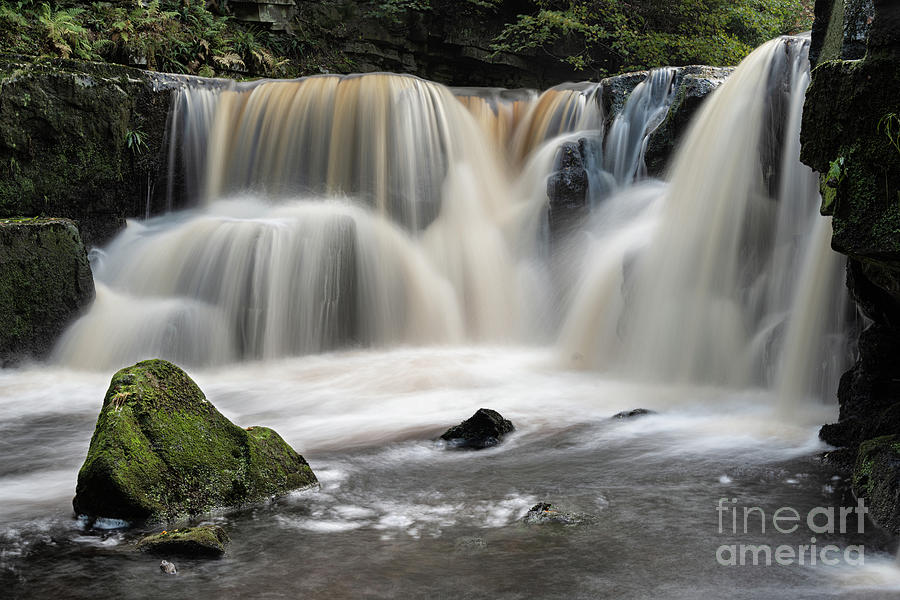 Nelly Ayre Foss in Spate Photograph by Richard Burdon