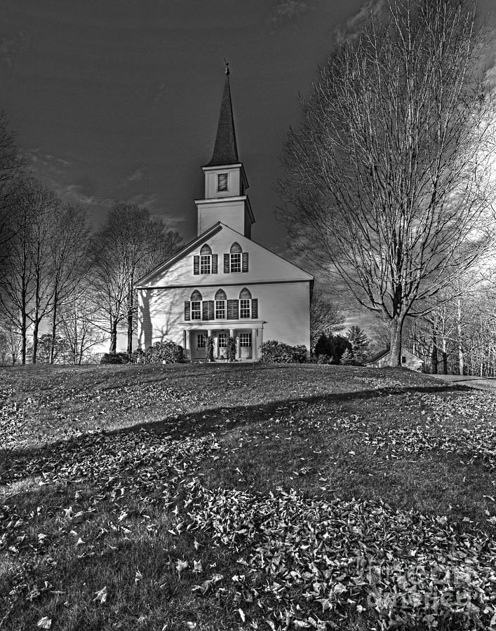 Nelson Congregational Church Photograph by Steve Brown