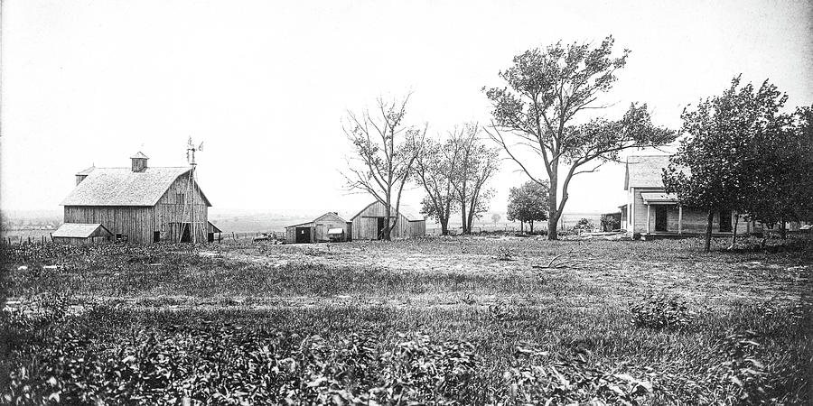 Nelson Farm circa 1915 Photograph by Jeff Phillippi