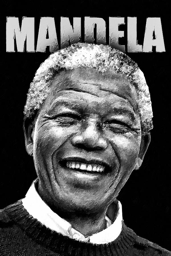 Nelson Mandela Black Lives Matter Painting by Tony Rubino