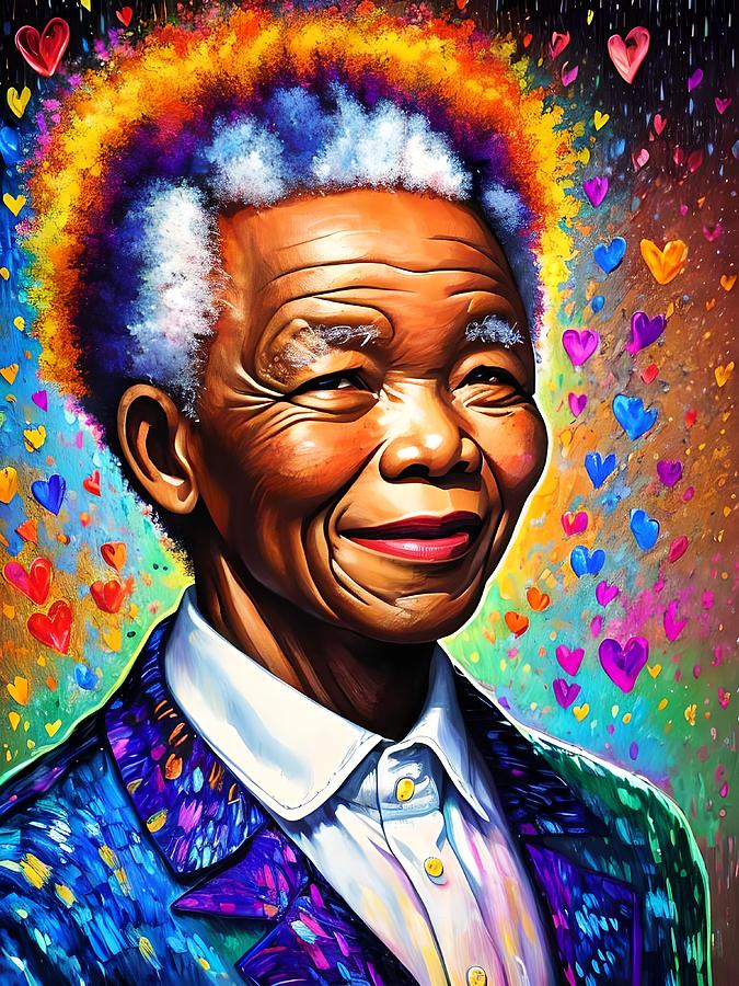 Nelson Mandela Digital Art by Bliss Of Art - Fine Art America