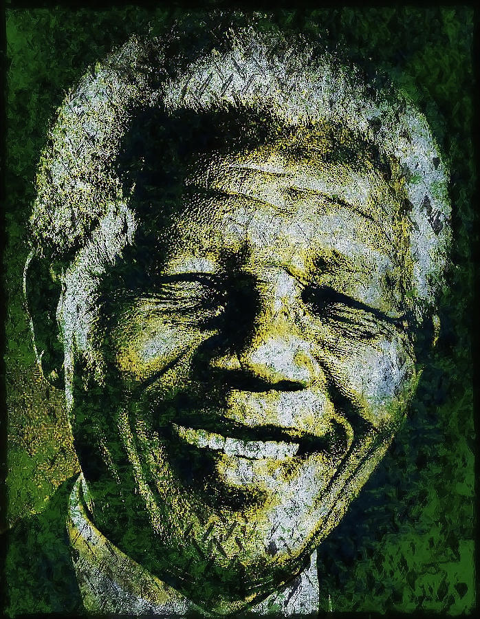 Nelson Mandela Digital Art by Bob Smerecki - Fine Art America