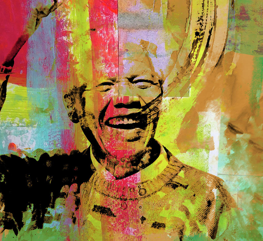 Nelson Mandela Mixed Media - Nelson Mandela Life of Excellence by Brian Reaves