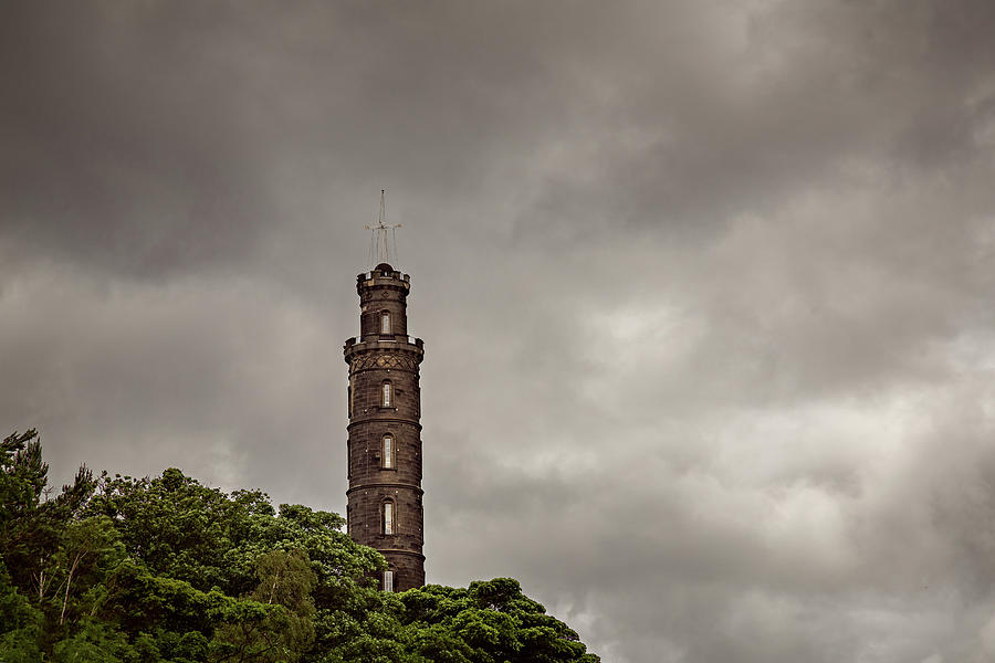 Nelson Monument in Edinburgh Photograph by Ian Good
