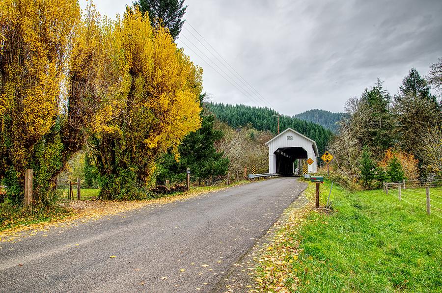 Nelson Mountain Covered Bridge I Photograph by HW Kateley
