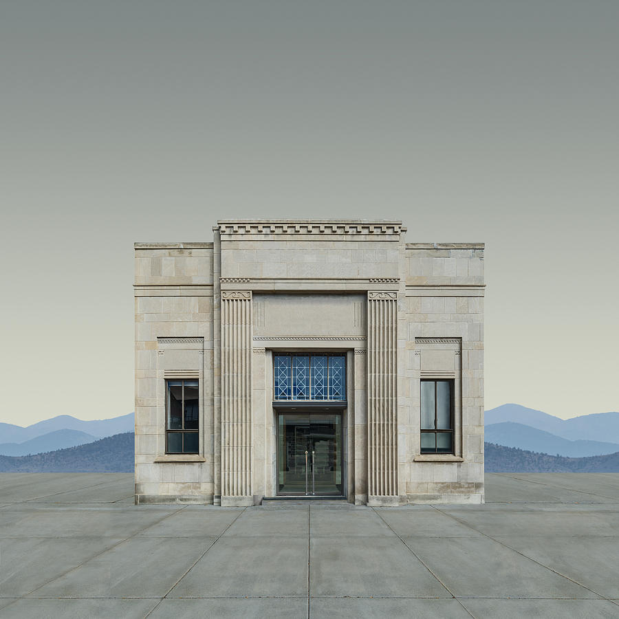Neo-Classical Bank Building Photograph by Ed Freeman