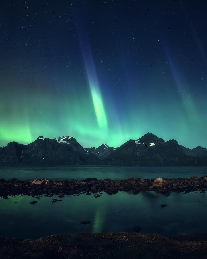 Mountain Photograph - Neo Light by Tor-Ivar Naess