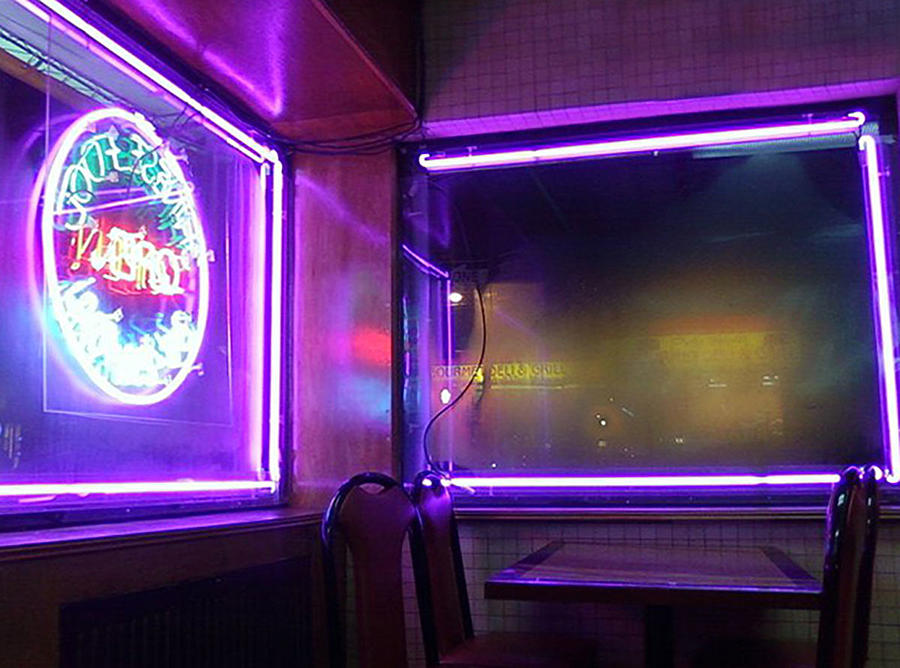 Neon and Steam Photograph by Stacey Stormes - Pixels