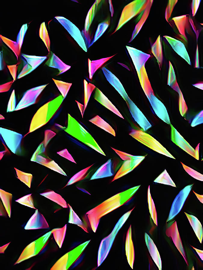 Neon Confetti Digital Art by Jan Garcia