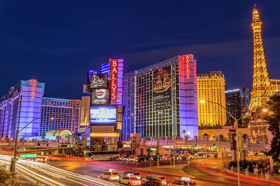 Neon lights on Las Vegas Strip Photograph by Eleanor Scriven | Pixels