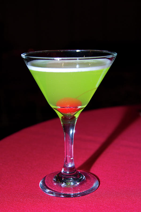 Martini Photograph - Neon Martini by Michael Biehl