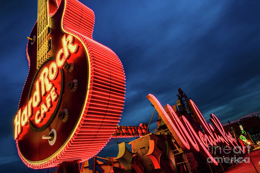 Neon Museum Limited Edition Print - Rock Photograph by Aloha Art