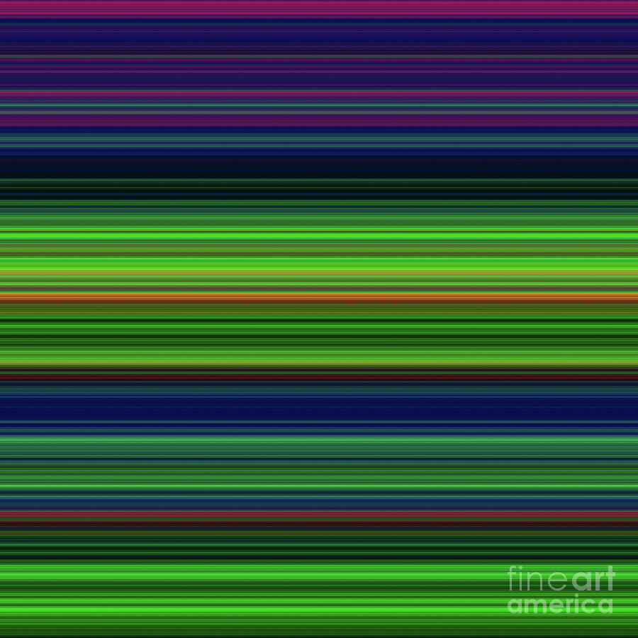 Neon rainbow stripes Digital Art by Arkitekta Art - Fine Art America