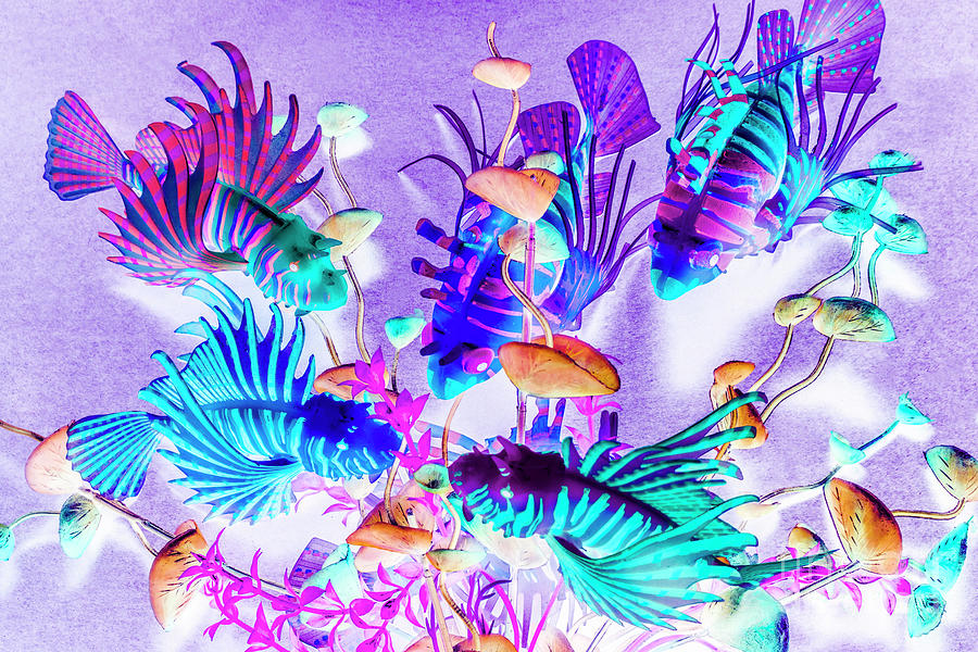 Neon reef Digital Art by Jorgo Photography
