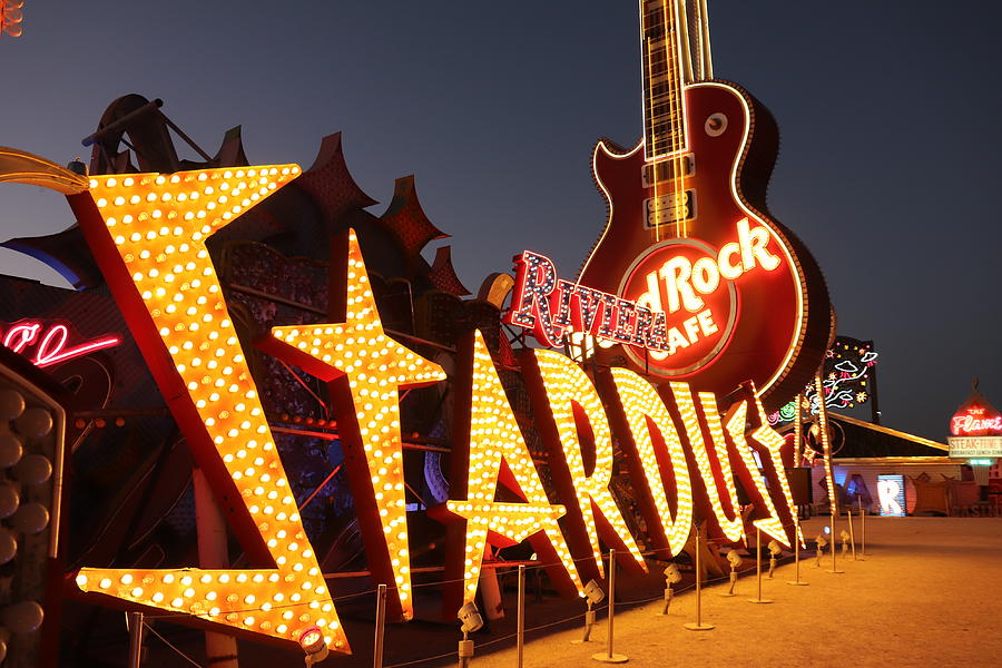 Neon stardust sign Photograph by Michael Pontillo | Fine Art America