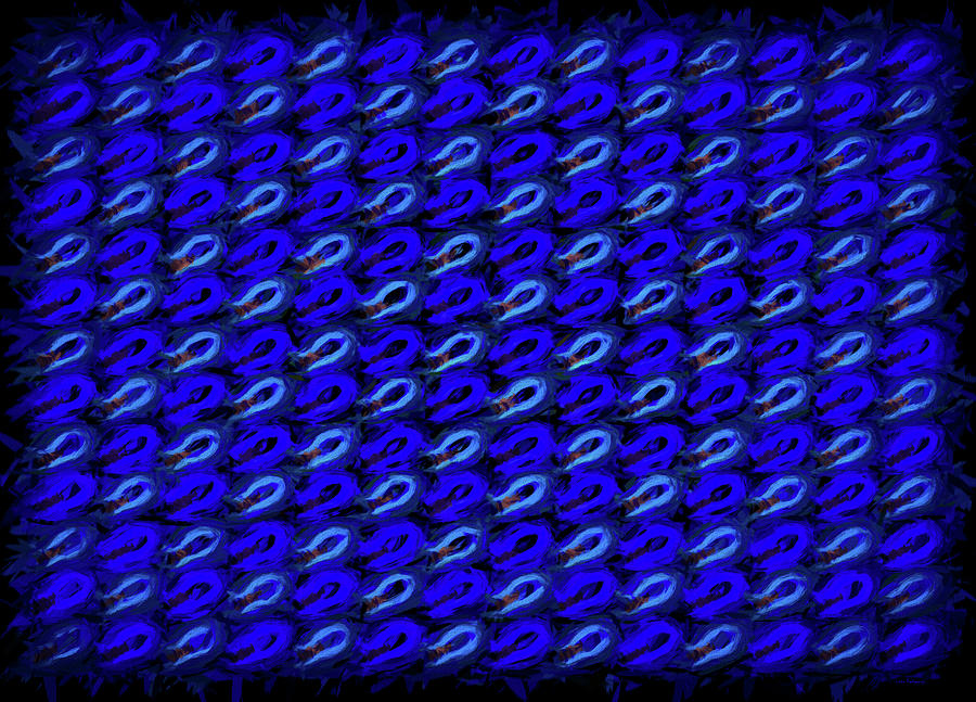 Neon Tetra Swimming Upward Together Digital Art by Leslie Montgomery