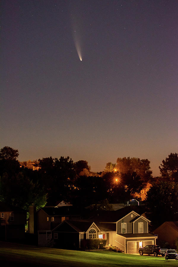 Neowise Comet 7-12 KC2 Photograph by Steve Ferro