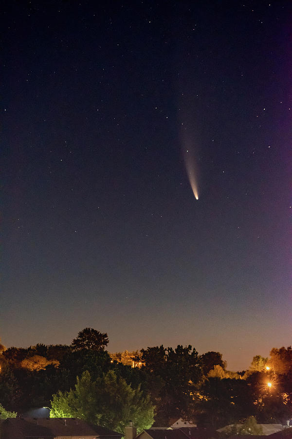 Neowise Comet 7-12 KC3 Photograph by Steve Ferro