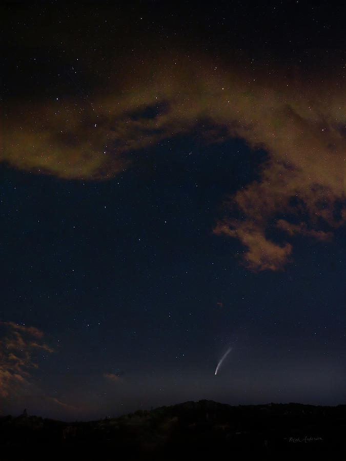 Neowise Comet Over SW Oregon Photograph by Mick Anderson