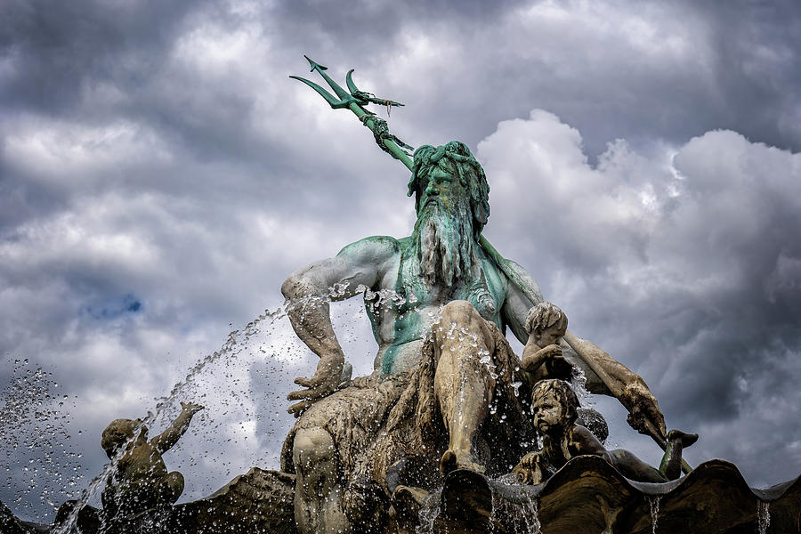 Neptune Statue In Berlin Photograph by Artur Bogacki