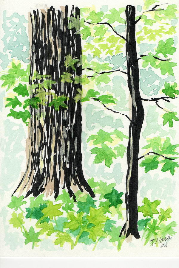 Nerstrand Maples Painting by Tammy Nara