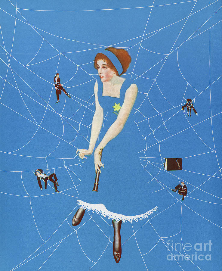 Net Results, Illustration for A Gallery of Girls by Coles Phillips, 1911 Painting by Clarence Coles Phillips