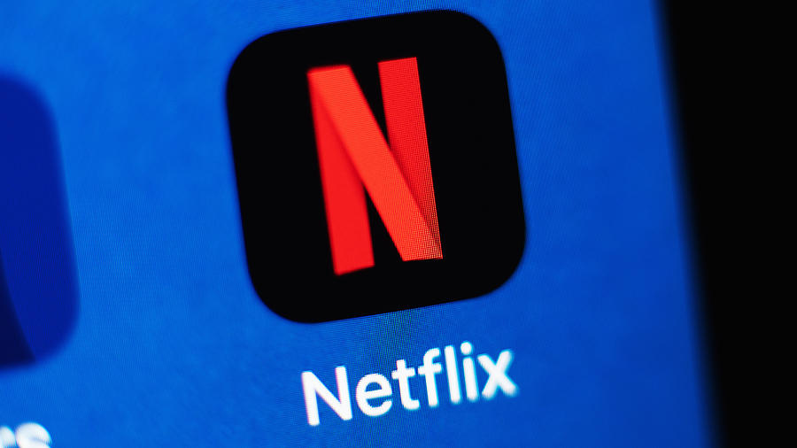Netflix App Icon on smartphone screen Photograph by John Lamb