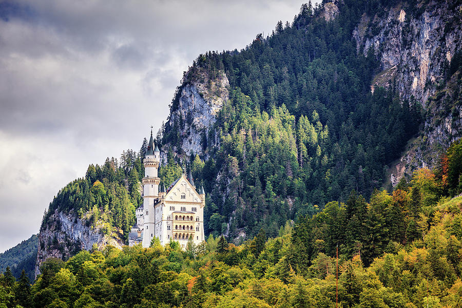 Neuschwanstein Castle In Bavaria Photograph