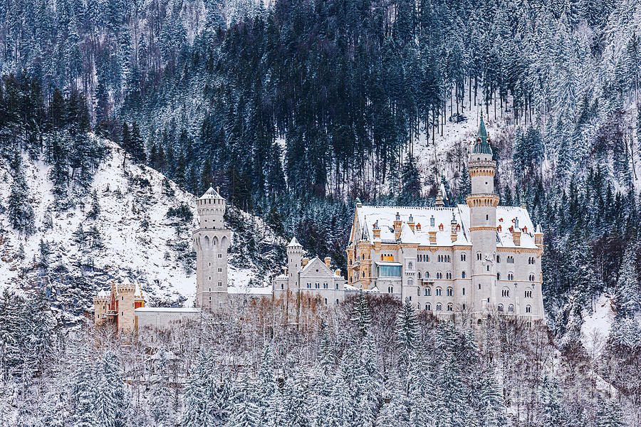 Neuschwanstein Castle in Winter 1 Photograph by Henk Meijer Photography ...