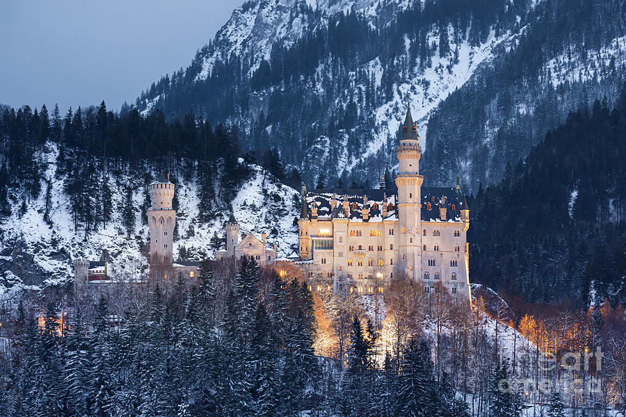 Neuschwanstein Castle in Winter 5 Photograph by Henk Meijer Photography