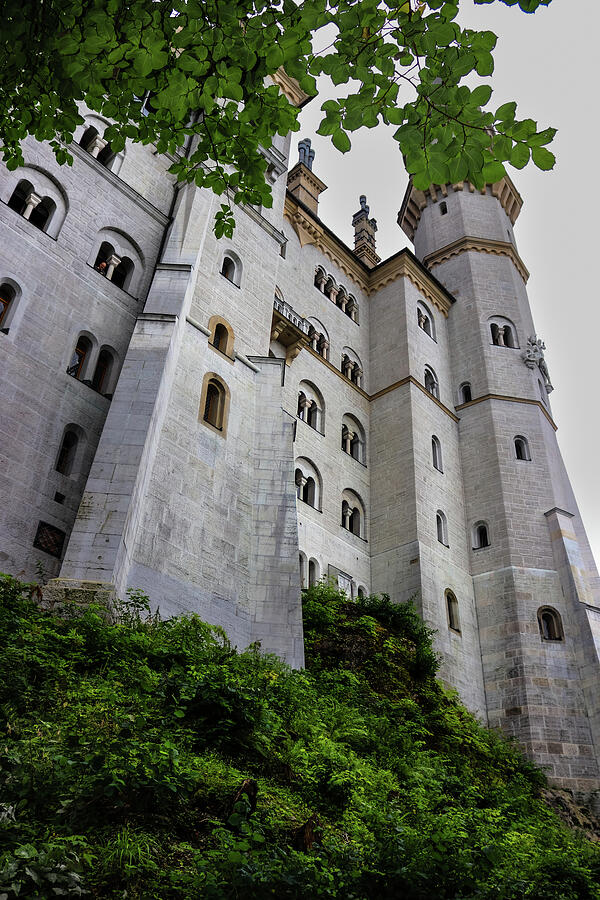 Neuschwanstein Castle with towering white walls Photograph by Brigitte Blanchette Thompson Neuschwanstein Castle with towering white walls Photograph by Brigitte Blanchette Thompson