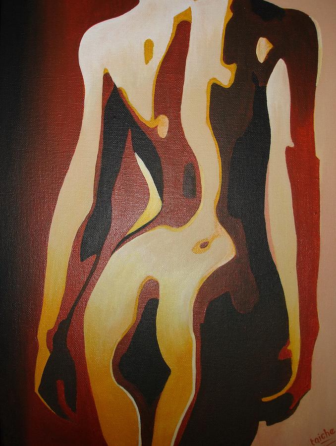 Neutral Nude Painting by Taiche Acrylic Art