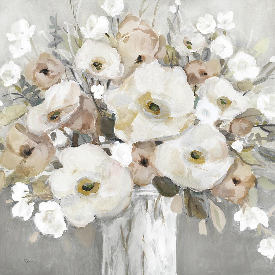 Neutral Poppies Painting by Carol Robinson - Fine Art America