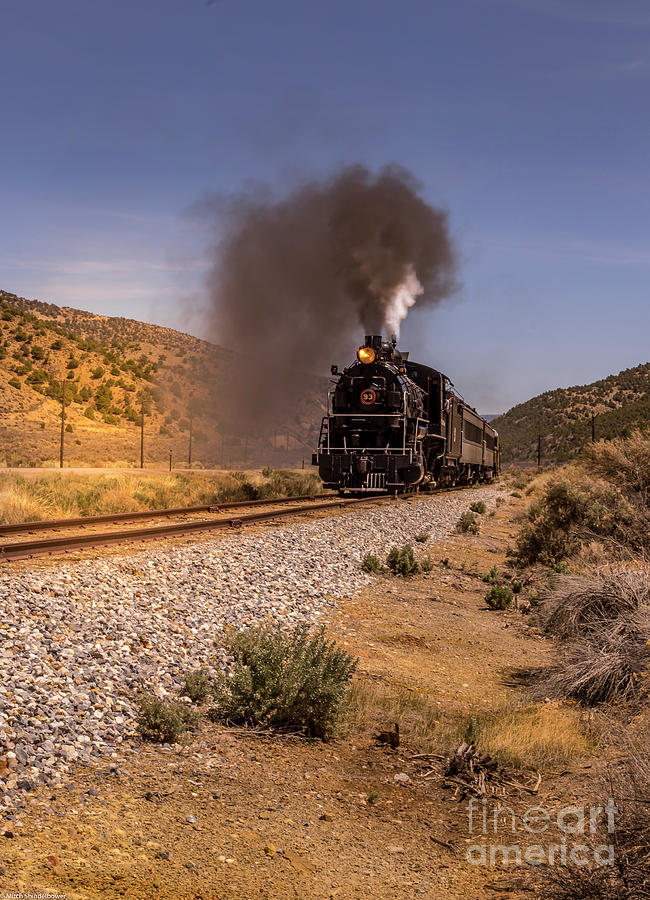 Nevada Northern Railroad Old 93 Photograph