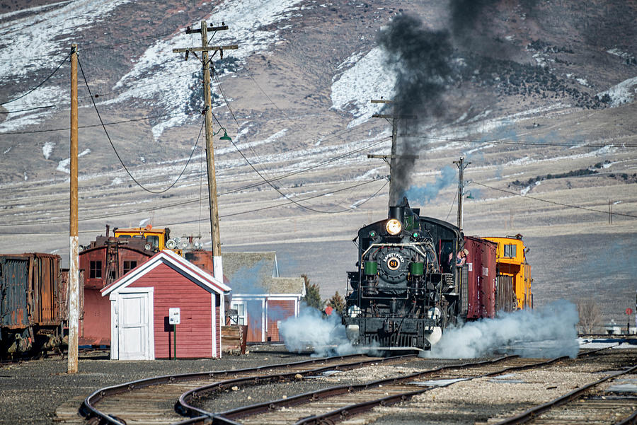 Nevada Northern Railway #81 At Ely Nv Photograph