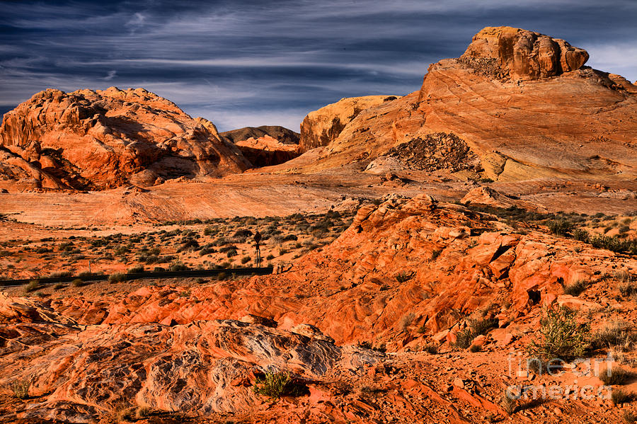 Nevada Sandstone Landscape Photograph by Adam Jewell