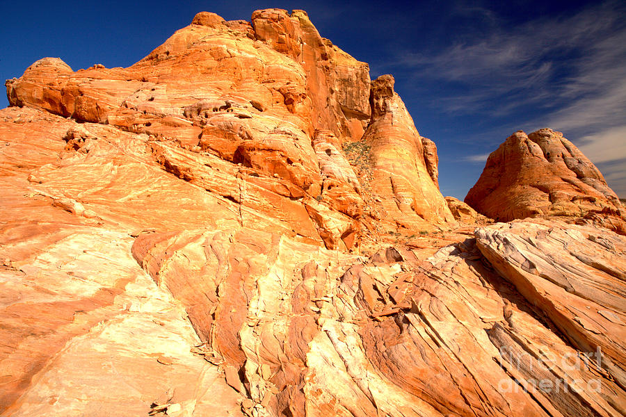 Nevada Yellow Sandstone Swirls Photograph by Adam Jewell