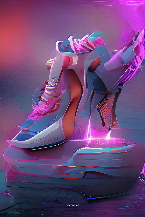 Never To Be Worn Display Shoes Digital Art