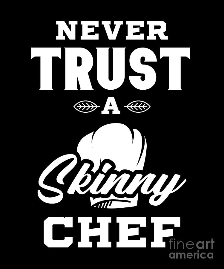 Light Switch Plate Cover KITCHEN DECOR ~ NEVER TRUST A SKINNY CHEF BISTRO