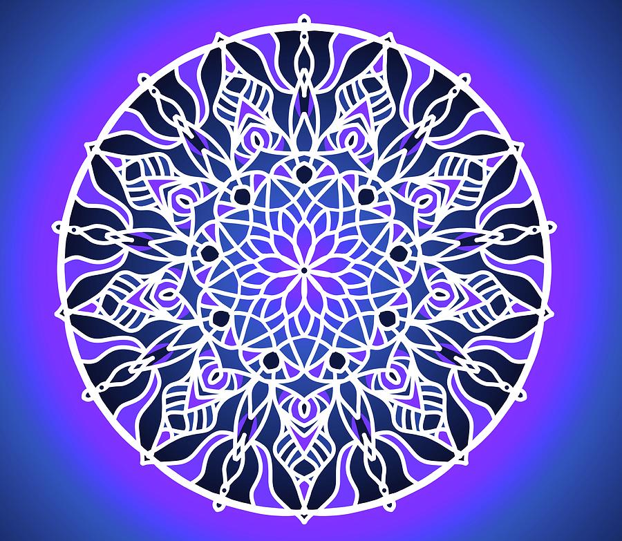 Nevermind Mandala Digital Art by Angie Tirado