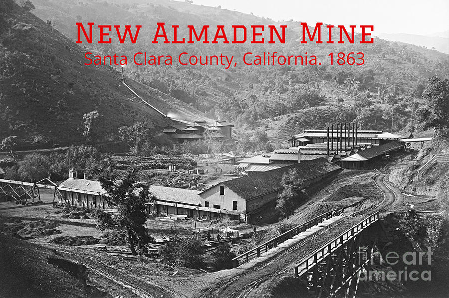 New Almaden Mine Santa Clara County California 1963 Photograph by Peter Ogden