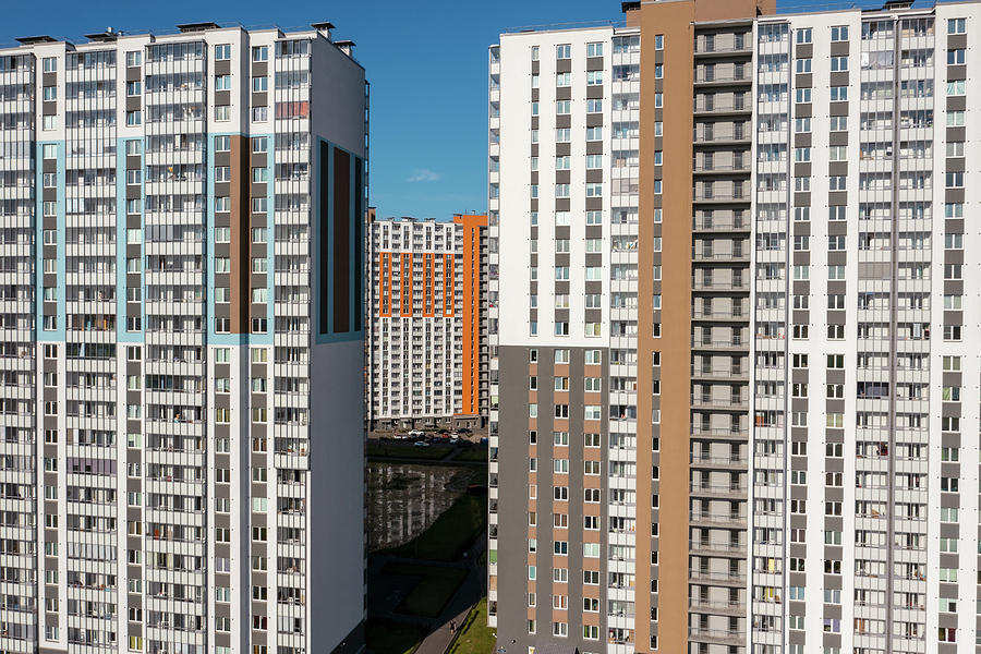 New apartment buildings complex Photograph by Mikhail Kokhanchikov