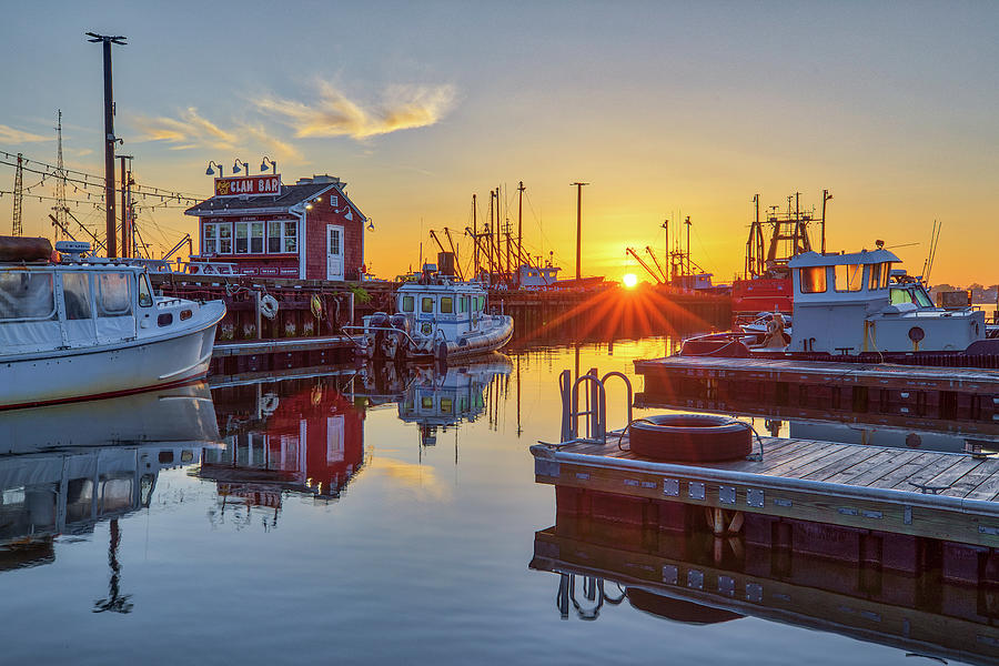New Bedford Harbor Clam Bar  Photograph by Juergen Roth