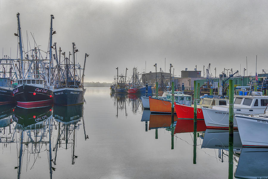 New Bedford Harbor Massachusetts Color  Photograph by Juergen Roth