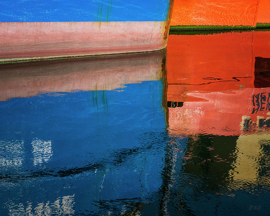 Abstract Photograph - New Bedford Waterfront XLI Color by David Gordon
