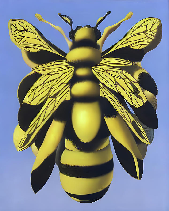New Bee Painting by Bob Orsillo