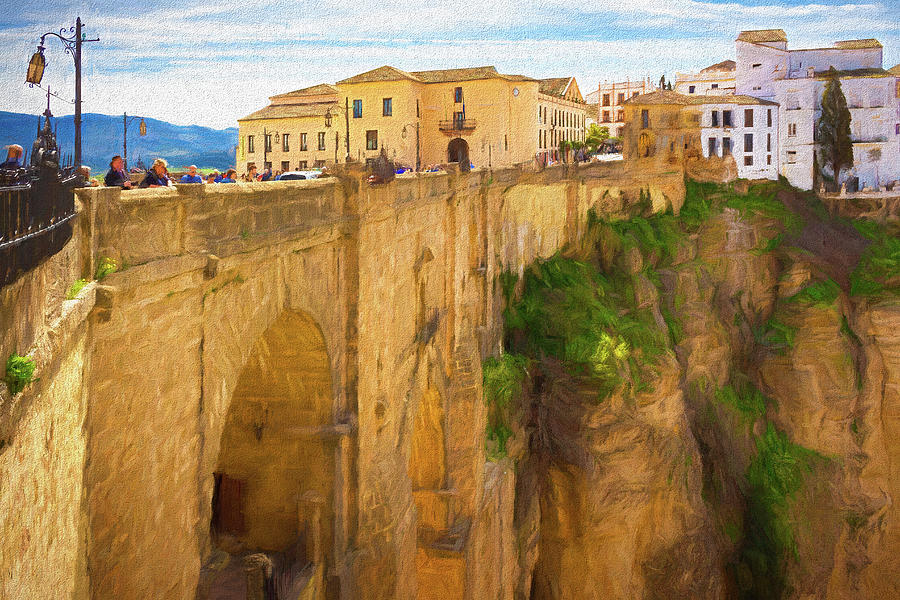 New Bridge In The City Of Ronda, Andalucia - Picturesque Edition Photograph