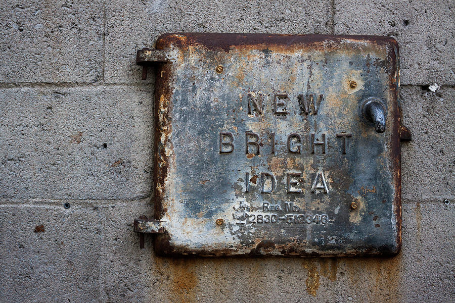 New, Bright, Idea Photograph by Jim Whitley