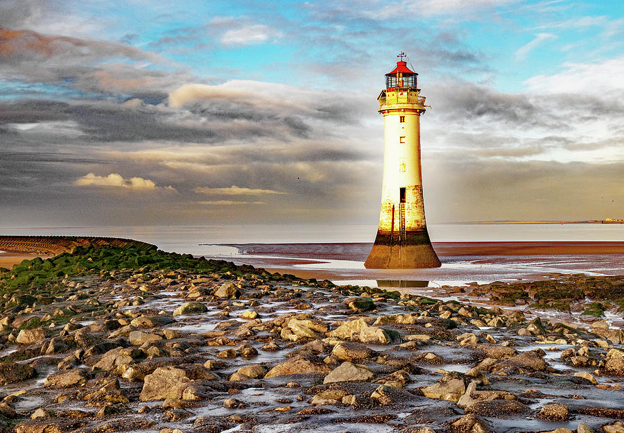 New Brighton Lighthouse Photograph by Chris Hyde - Fine Art America